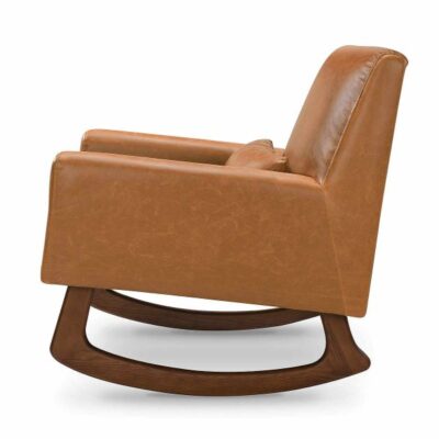 Nursery Nursery Works Nursing Chairs | Nursery Works Sleepytime Rocker In Vegan Leather