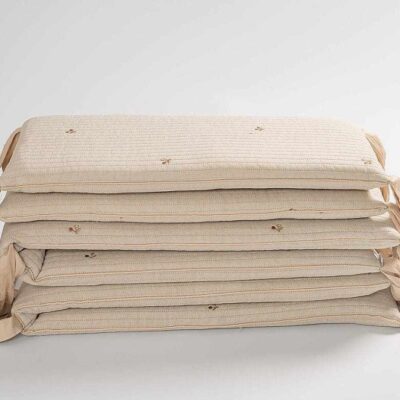 Nursery Little kBaby Cot Bumpers & Rail Protectors | Little Kbaby Cot Bumper – 130X70Cm: Beige