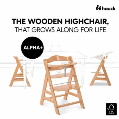 Nursing & Feeding Hauck High Chairs & Booster Seats | Hauck Alpha+ Trio: High Chair + Tray + Bouncer