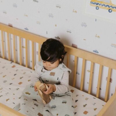 Nursery Hatchery Cribs Singapore Cot Sheets | Pehr Rush Hour Crib Sheet